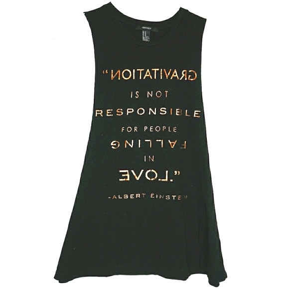 3) Albert Einstein quote "Gravity is not responsible 4 falling in Love" Sz. M - Picture 1 of 3